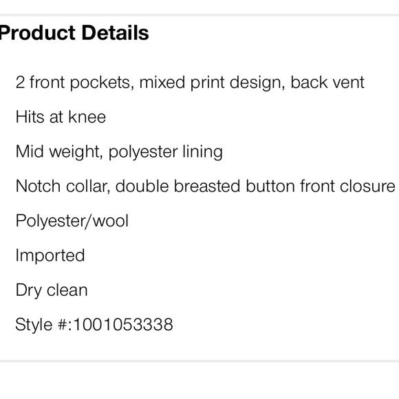 NWT 7 For All Mankind Black and Gray Plaid Wool Blend Coat Size S - Picture 3 of 10